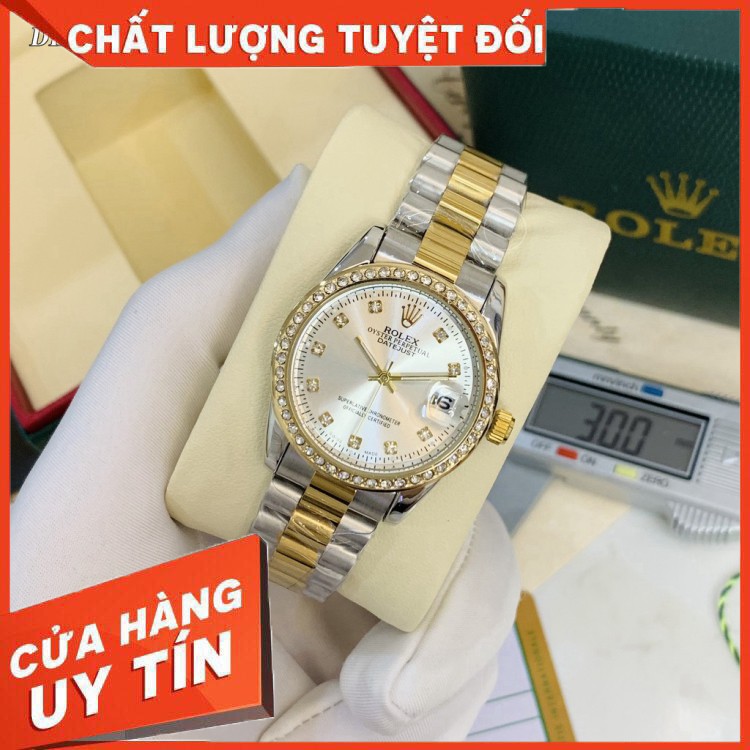 Đồng hồ nam nữ Rol cao cấp - Full box bảo hành 12th - chống nước