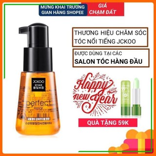 [ 𝑪𝒉𝒖𝒂̂̉𝒏 𝑪𝒉𝒊́𝒏𝒉 𝑯𝒂̃𝒏𝒈 ] Tinh dầu dưỡng tóc uốn, dưỡng tóc khô xơ, giúp giữ nếp, tạo nếp tóc mềm mượt, phục hồi hư tổn