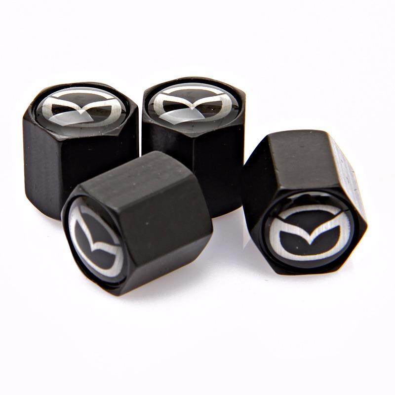 Bộ 4 Nắp Van Bánh Xe Hơi Bằng Thép Không Gỉ Cho Mazda 2 3 5 6 CX5 CX7 CX9 Atenza Axela Protege