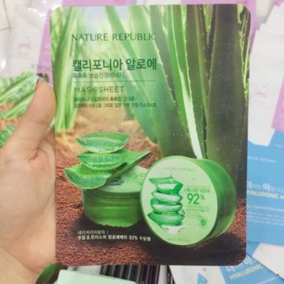 Mặt nạ giấy nature republic california Aloe Vera sheet mask