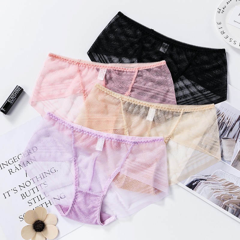 Quần Lót Ren Thoáng Mát - đồ lót nữ, quần lót nữ đẹp D50