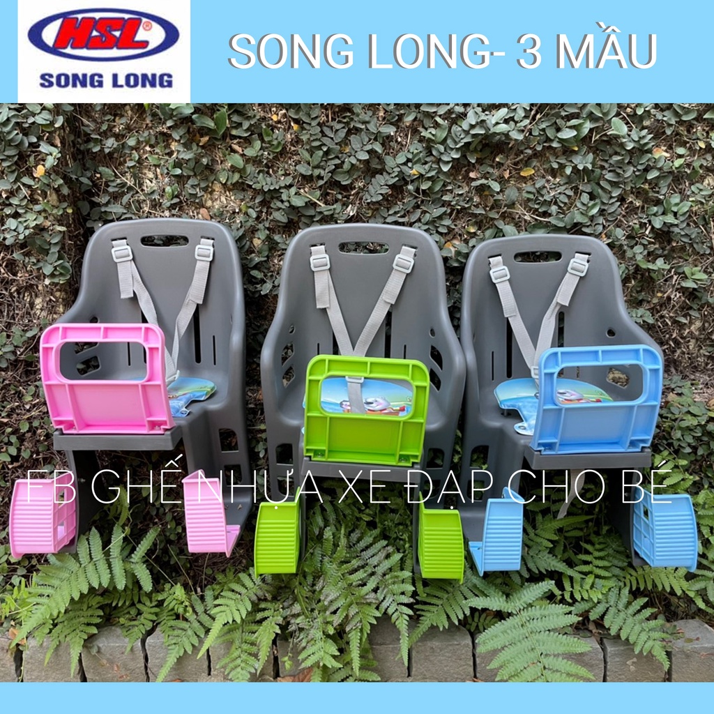 Ghế ngồi xe đạp trẻ em VIỆT NHẬT SONG LONG - ghế xe đạp cho bé từ 1-5 tuổi - Cam kết đủ ốc để lắp