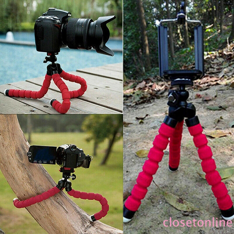 COD Adjustable Mini Stand Bracket Flexible Tripod Stand for Camera DSLR DV with FREE Phone CL