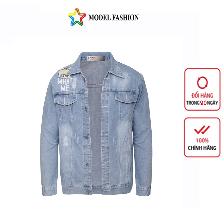 Áo khoác jean nam Model fashion thời trang cao cấp AKJ006