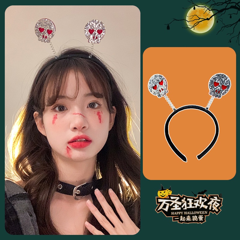 1 Băng Đô Cài Tóc Hình Nón Phù Thủy Hóa Trang Halloween