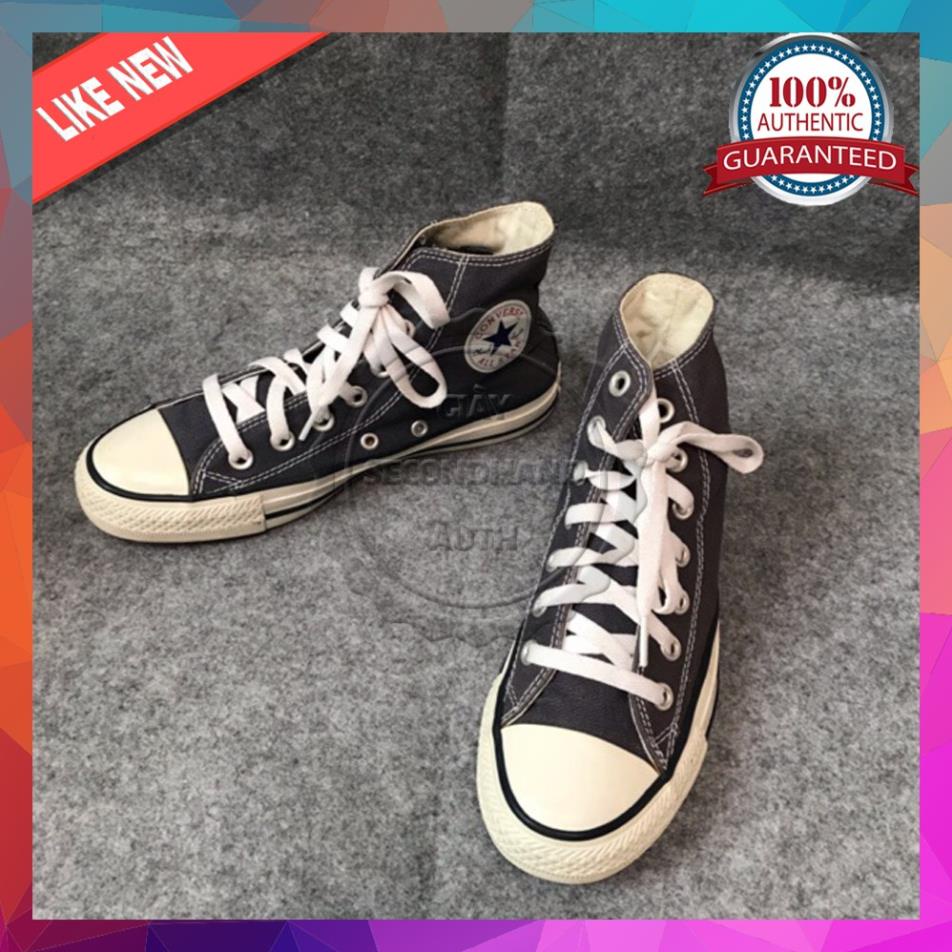 Giầy Converse real 2hand secondhand cổ cao màu xanh than 🍓