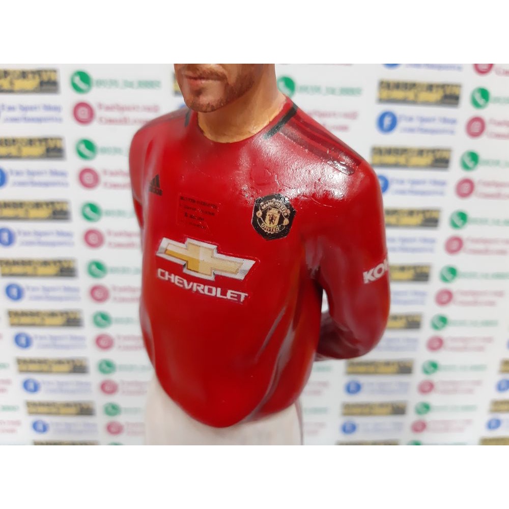 Tượng cầu thủ Beckham 7 Manchester United 2019 2020 home Treble 1999 figure bóng đá handmade