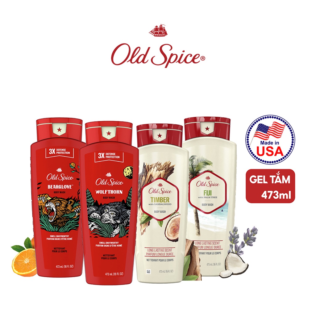 Gel Tắm Old Spice 473ml