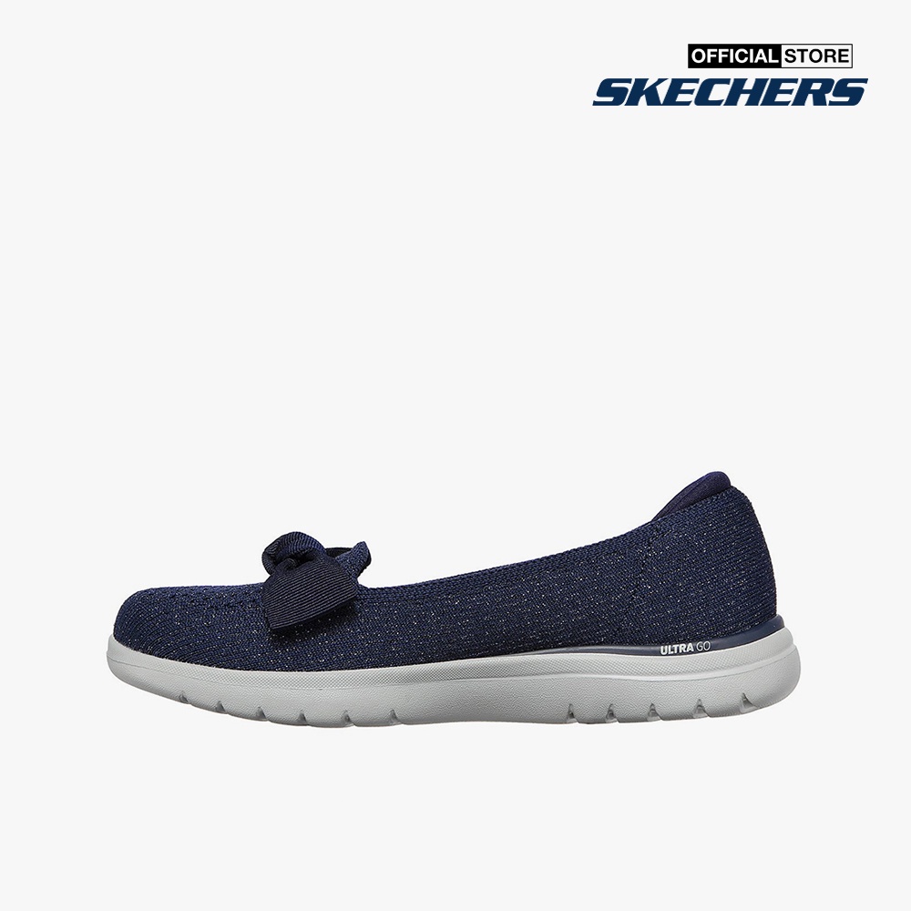 SKECHERS - Giày slip on nữ phối nơ On The GO Flex 136411-NVY