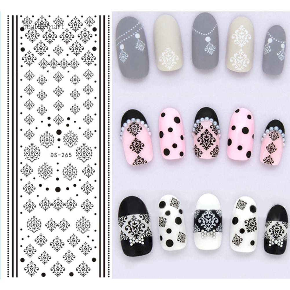 [Hàng mới về] Hình dán trang trí móng tay nghệ thuật nhiều kiểu đẹp mắt