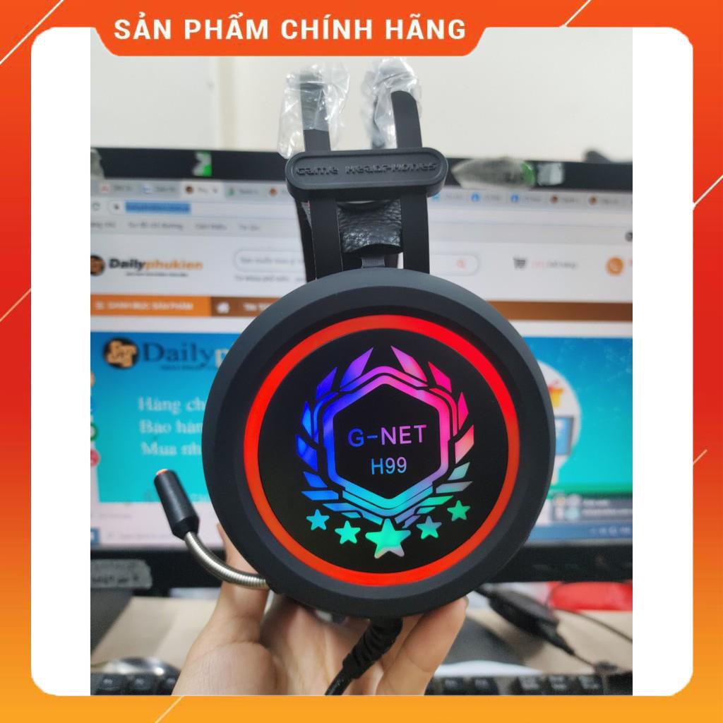 Tai nghe Gnet H99 USB + 3.5 bảo hành 18 tháng chính hãng dailyphukien