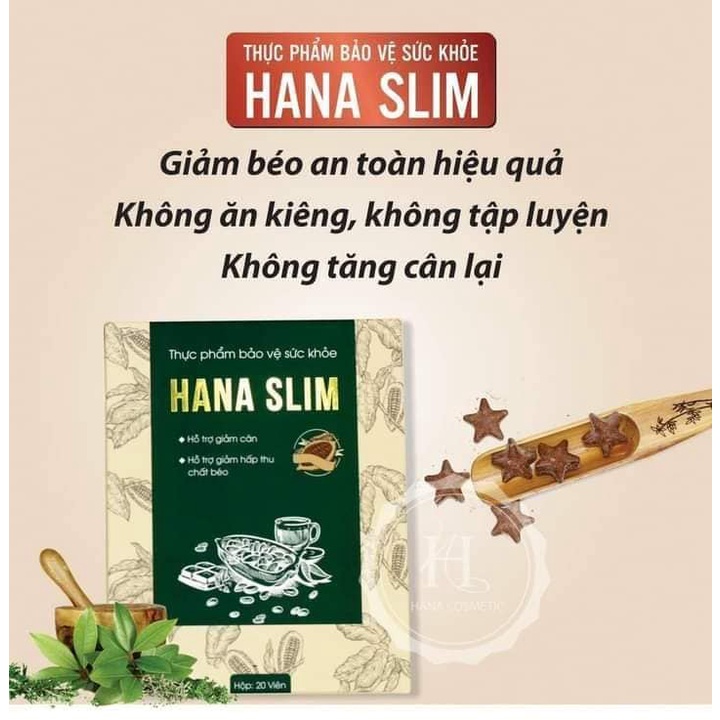 [CHÍNH HÃNG] Kẹo giảm cân Hana Slim