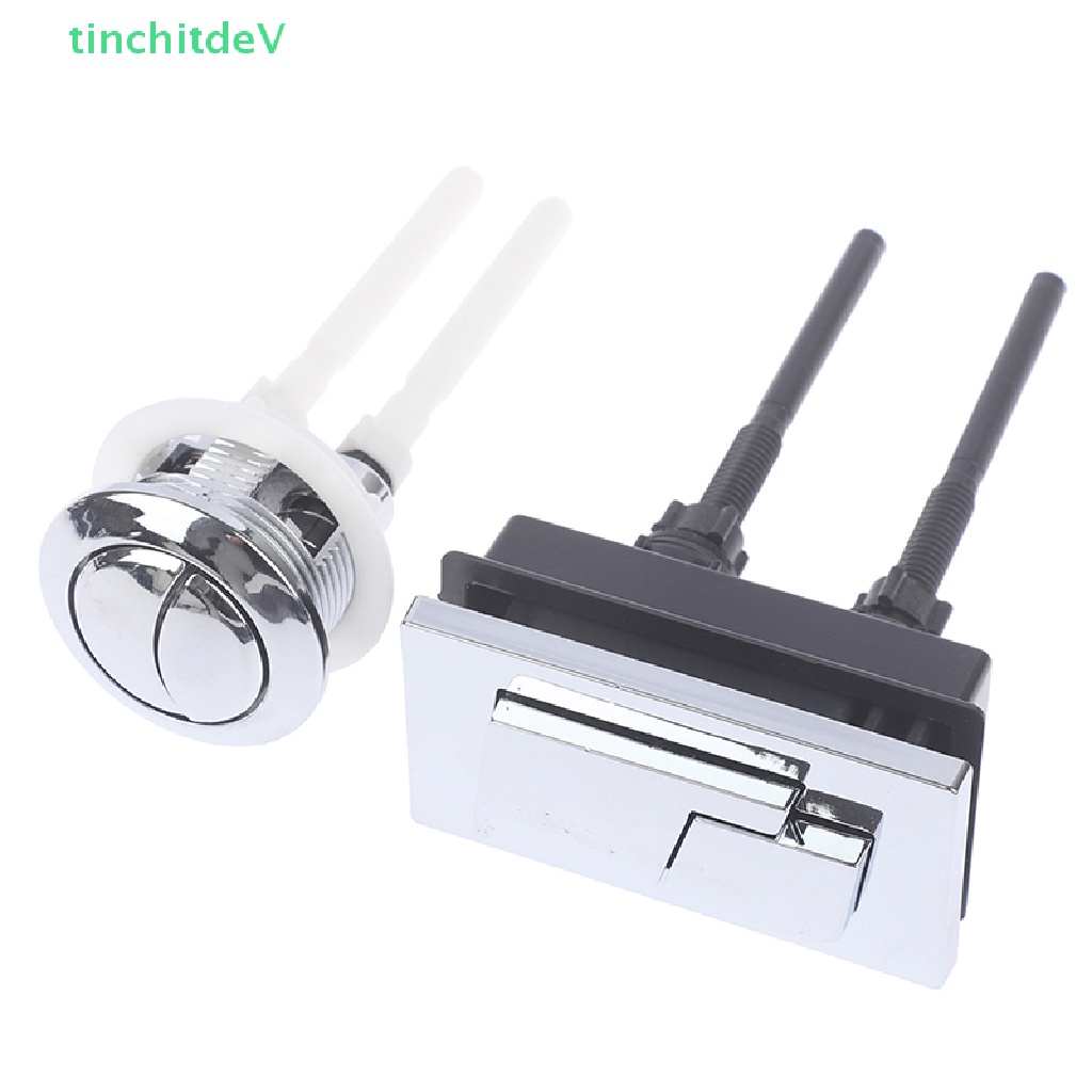 1 Nút Bấm Xả Bồn Cầu Hình Tròn / Vuông Tiện Dụng