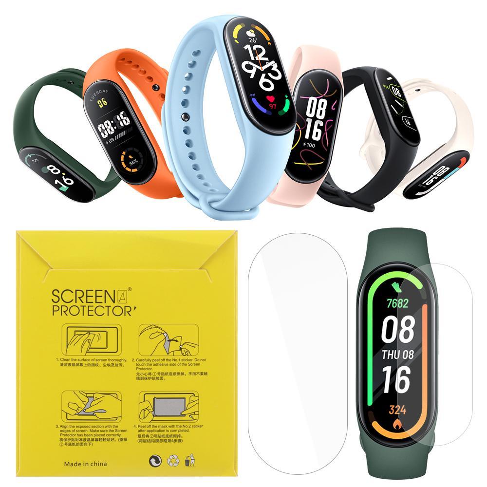 Set 5 Phim TPU Mềm HD Chống Dấu Vân Tay Chống Trầy Cho Xiaomi Mi Band 7