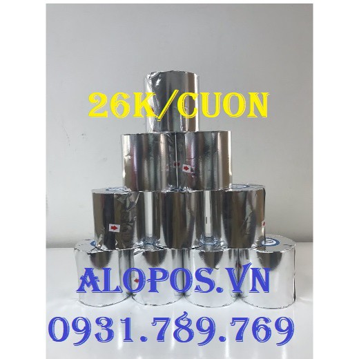 10 Cuộn Giấy In Bill Nhiệt K80x80 Ocha