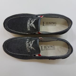 Giầy lười nam vải nhung