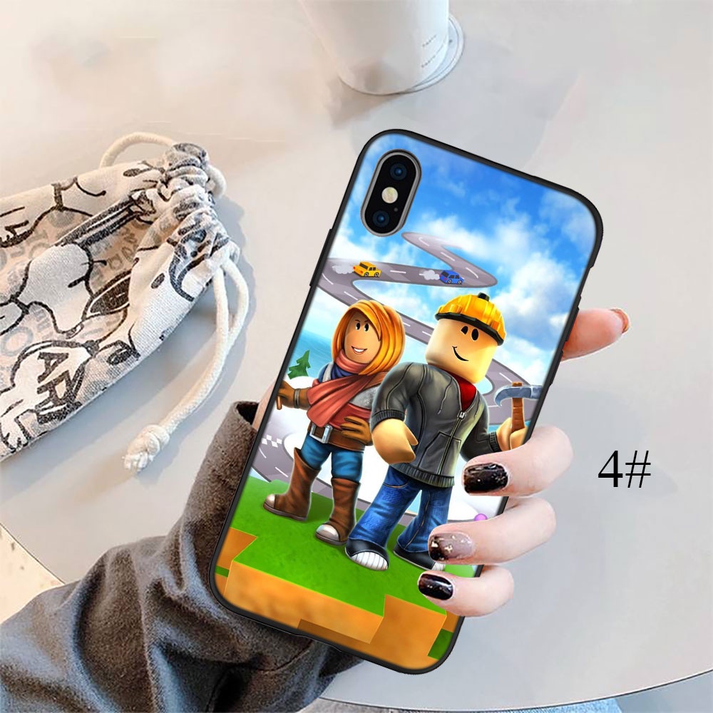 Ốp Điện Thoại Hình Roblox Cho iPhone 5 5S 6 6S 7 8 11 Pro Max Plus SE XR AE60