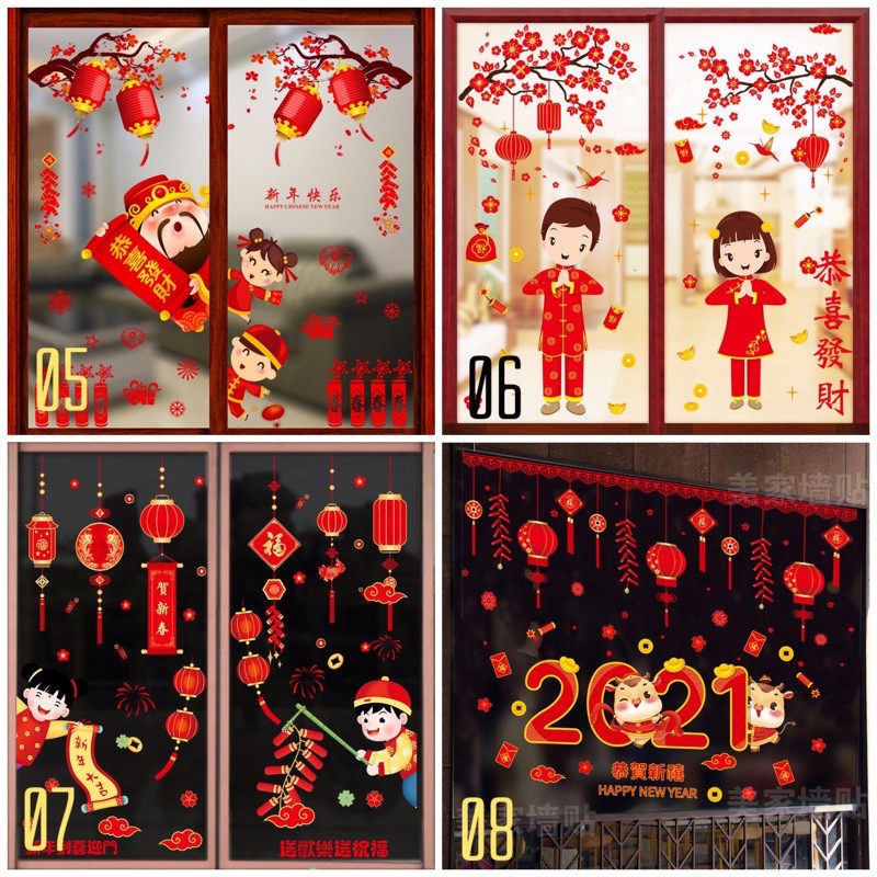 Decal dán tết - Nhiều mẫu mới nhất 2021 01