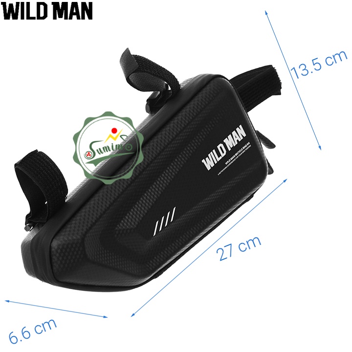 Túi xe đạp - Túi treo sườn WILDMAN E4 form cứng