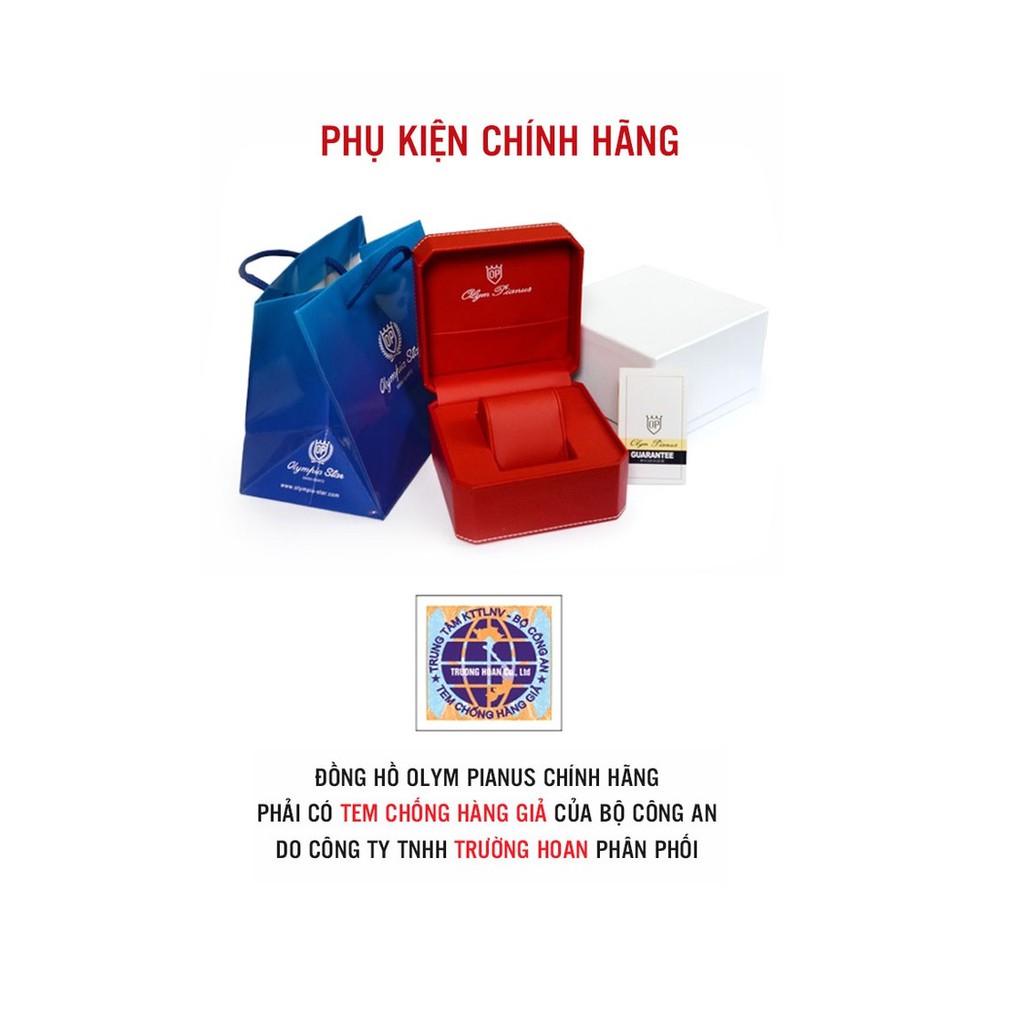 Đồng hồ nam Olym Pianus OP89983 AMSK xanh