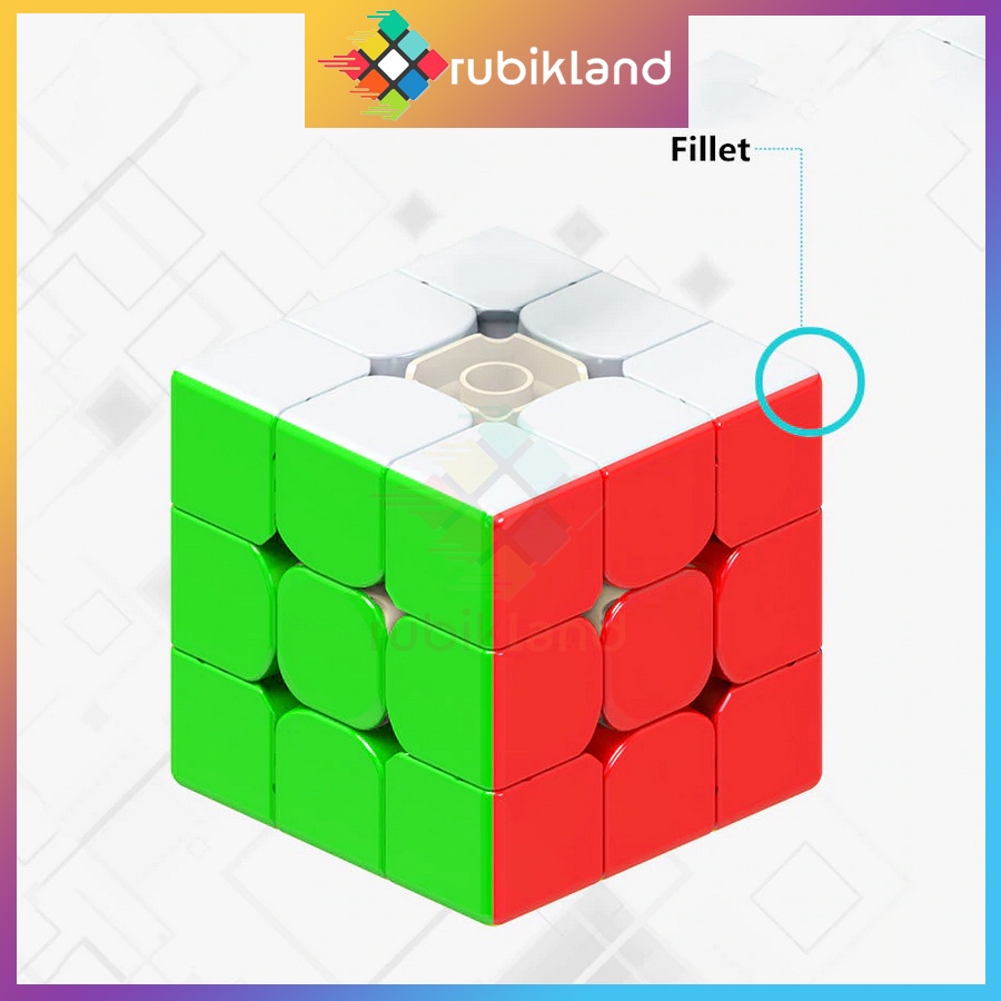 Rubik 3x3 Nam Châm Little Yuxin 2020 M Rubic 3 Tầng 3x3x3 Khối Lập Phương Đồ Chơi Trí Tuệ Trẻ Em