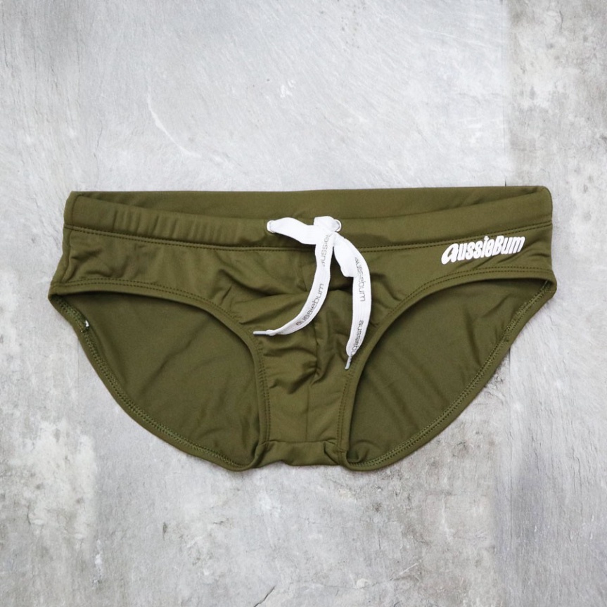 QUẦN BƠI NAM - Dạng Tam Giác - AUS - Chất Cực Mịn - In Chữ - Hàng nhập khẩu | BigBuy360 - bigbuy360.vn