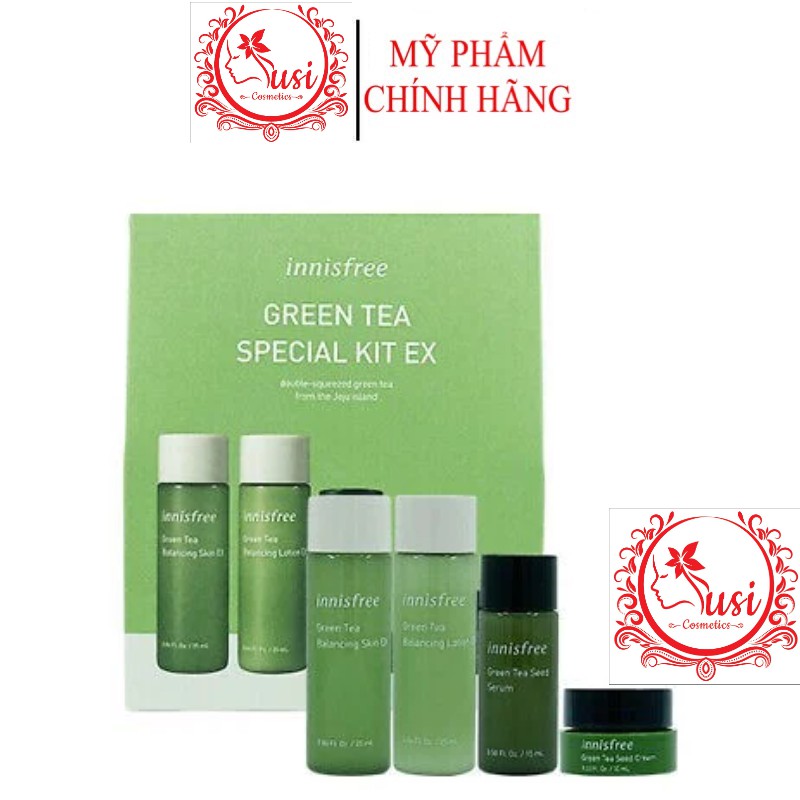 Bộ Dưỡng Da Trà Xanh Innisfree Green Tea Speacial Kit Ex