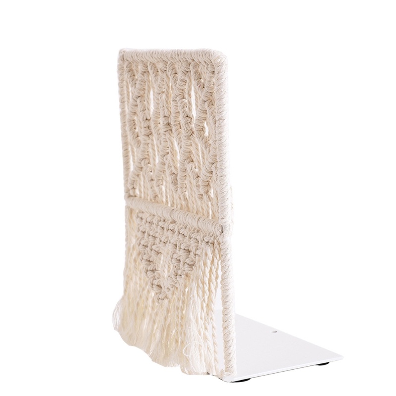 Kệ Sách Cuối Cuốn Sách Bằng Dây Thừng Cotton Siêu Cotton Chống Trượt Trang Trí Thủ Công Cuối Cùng Sách Và Trang Trí Thanh Lịch E