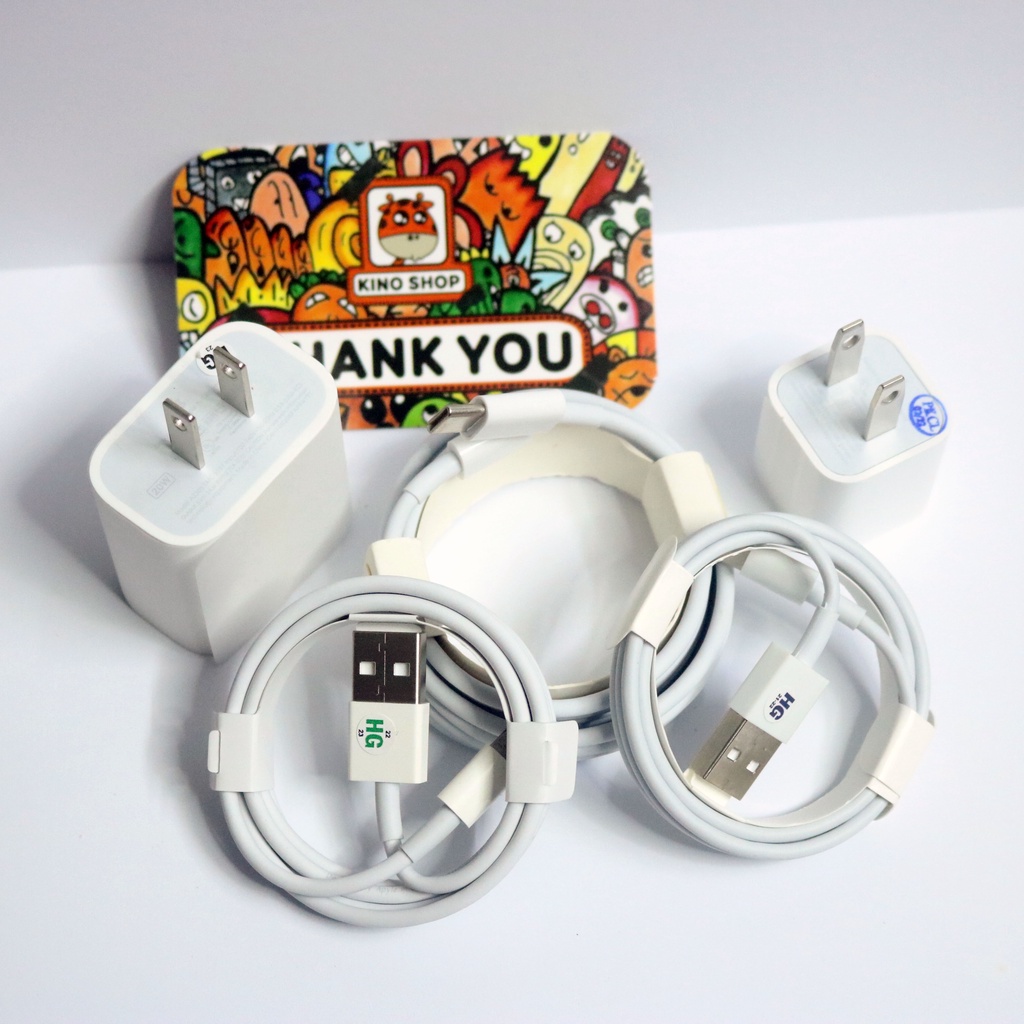 Bộ cục sạc cáp sạc nhanh 20w 18w 5w