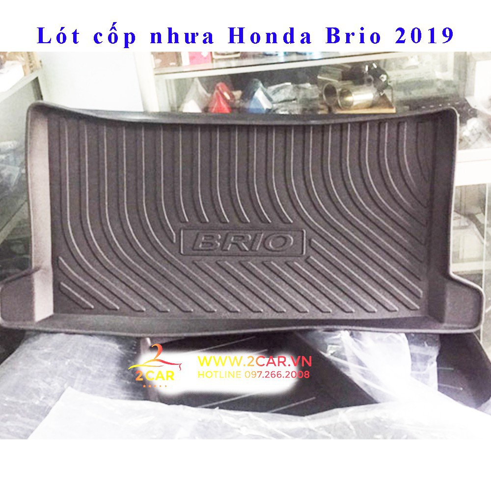 Lót cốp nhựa xe Honda Brio 2018-2020