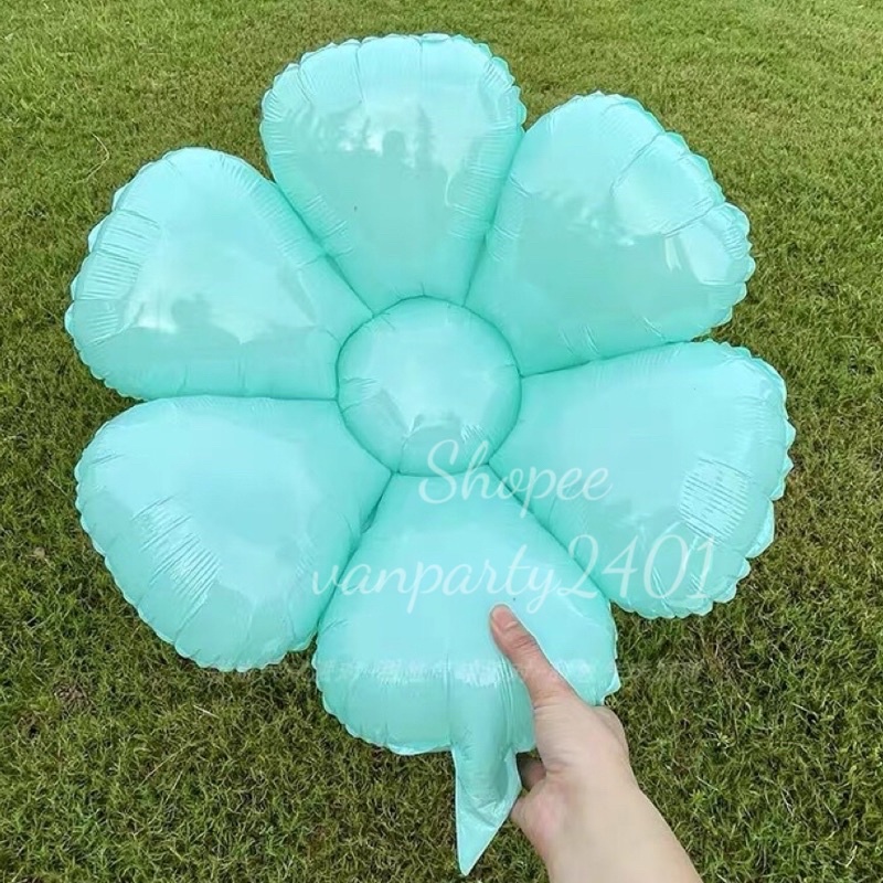 Bóng nhôm hoa cúc nhiều màu sắc  trang trí sinh nhật, party, đầy tháng, dã ngoại, khai trương, cưới hỏi