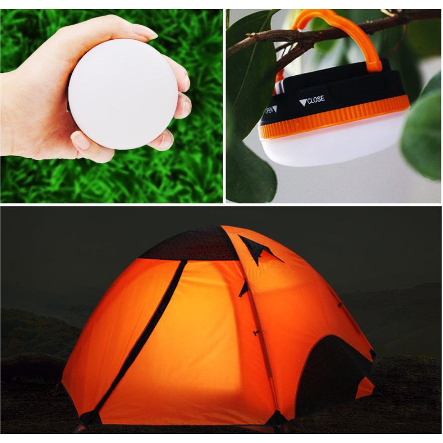 Đèn lều cắm trại siêu sáng bswolf hewolf nhỏ gọn siêu bền với nam châm hút dính siêu tiện lợi