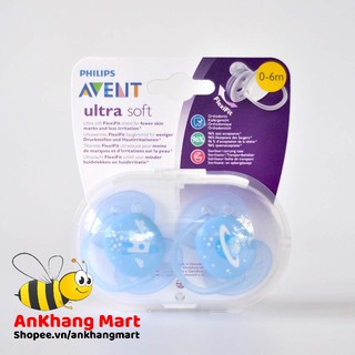 Ty ngậm SIÊU MỀM Avent cho bé từ 0-6, 6-18 tháng