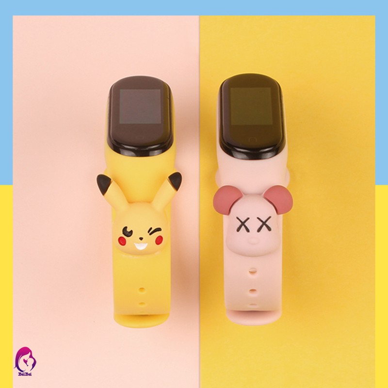 Dây Đồng Hồ Bằng Cao Su Thay Thế Hình Disney Mickey Pikachu Cho Xiaomi Miband 3 Miband 4 Chất Lượng Cao | WebRaoVat - webraovat.net.vn