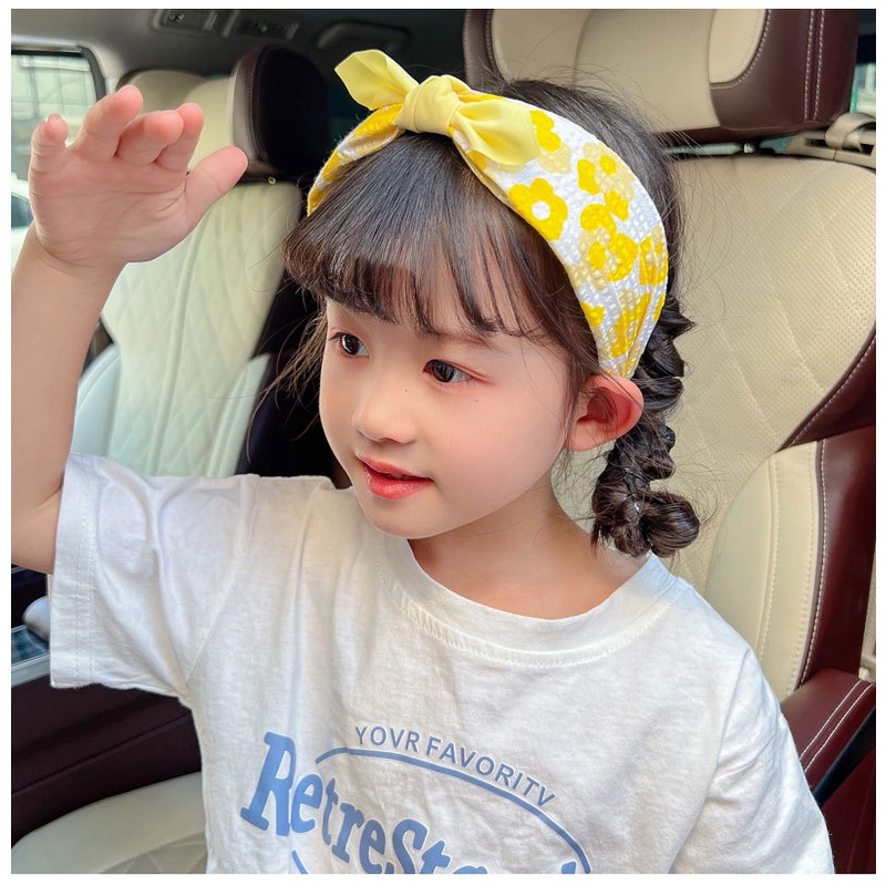 Bờm cài tóc băng đô chống trượt hình bông hoa phong cách Hàn Quốc cho bé gái Dương kids