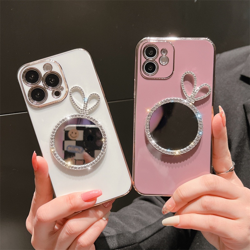 Ốp Điện Thoại Tráng Gương 3d Chống Sốc Cho iPhone 6 plus 6s plus 7 plus 8 plus xs max xr 11 pro max 12 pro max 13 pro max