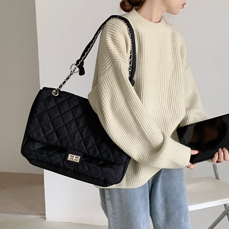 Áo Sweater Dáng Rộng Dày Dặn Phong Cách Hàn Quốc Thời Trang Thu Đông Mới Cho Nữ