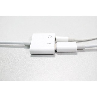 Cáp chuyển đổi tai nghe iphone 7/7P/8/8P/X sang 1 lightning và 1 cổng 3.5 (IOS 8-10-11)