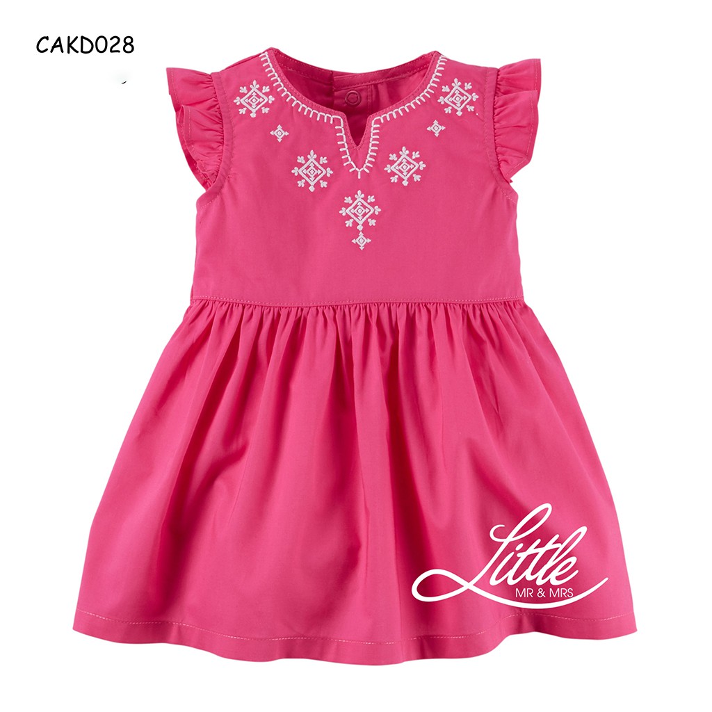 Váy Cho Bé Gái, Đầm Bé Gái Thun CARTER'S Chính Hãng