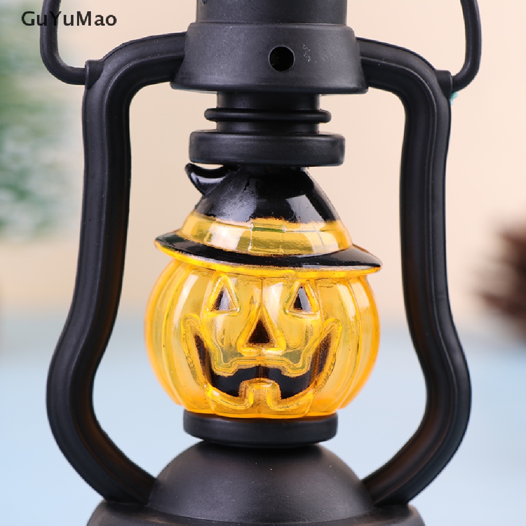 [cxGUYU] Đèn Lồng LED Hình Quả Bí Ngô Ma Đáng Sợ Trang Trí Halloween PRTA