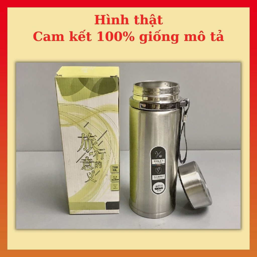 BÌNH GIỮ NHIỆT 800ML ruột INOX 304 Không Ghỉ giữ cực nhiệt tốt, hàng LOẠI 1 chất lượng cao