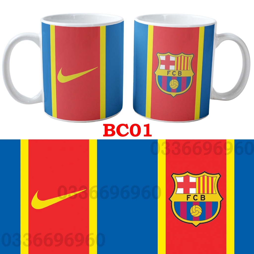 Cốc Sứ Barcelona Nhiều Mẫu, Cốc Barca Loại 1