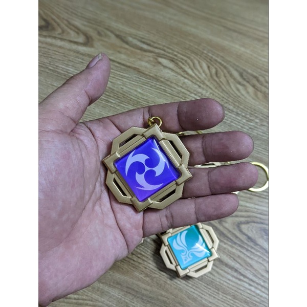 Mô hình móc khóa Vision có đèn led 7 loại nguyên tố