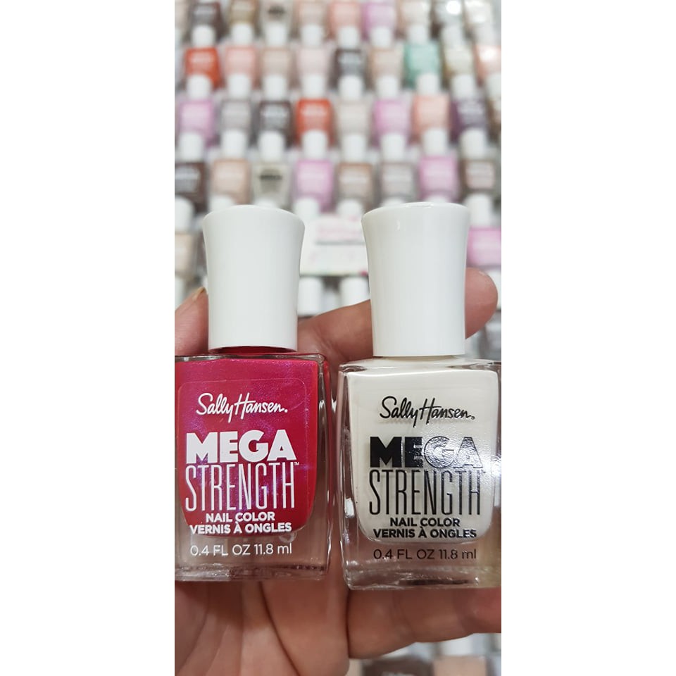 【Made In USA】Sơn móng tay Sally Hansen Mega Strength - Nail Polish | Chăm sóc móng