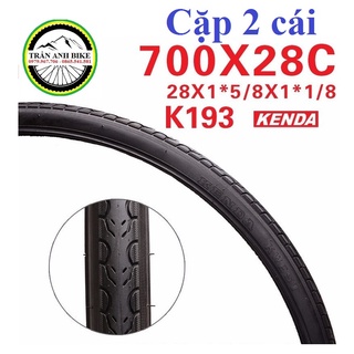 Cặp 2 cái vỏ lốp xe đạp KENDA KWEST K193 700x28C - 2 chiếc