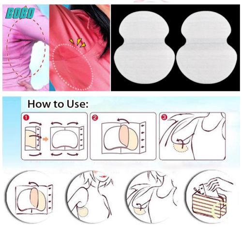 Bobo ● Comfortable Sweat Stick Anti Odour Absorbing Sweat Under Your Arm Sweat Pad White Your Post