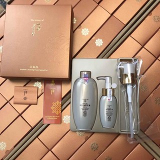 Set sữa rửa mặt tái sinh da whoo hwa hyun
