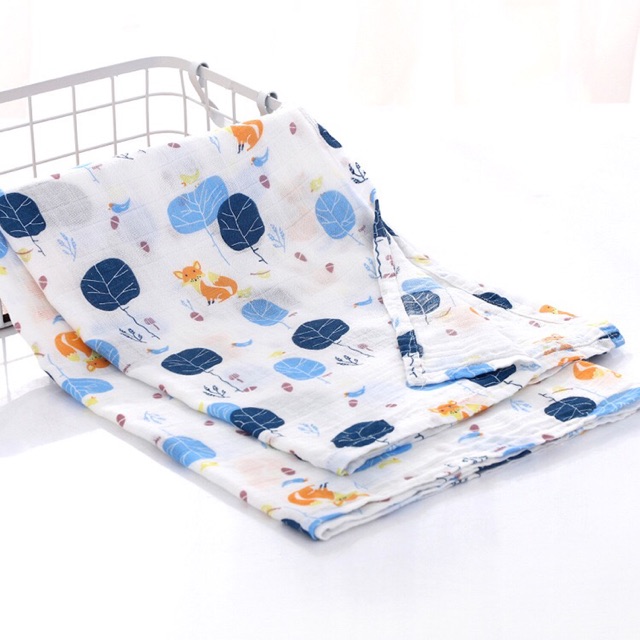 Khăn tắm aden&anais cho bé Jasmine Baby vải 100% Sợi Tre