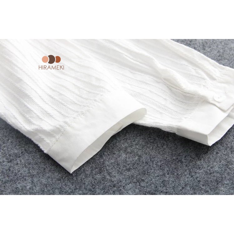 ÁO SƠ MI TRẮNG TAY DÀI BIGSIZE CHẤT COTTON 65-100KG -A75