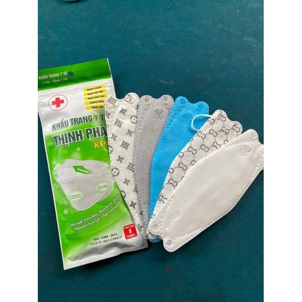 Khẩu Trang KF94, kháng Khuẩn, Chống Bụi, Màu Trắng (1 Thùng 300 Cái )